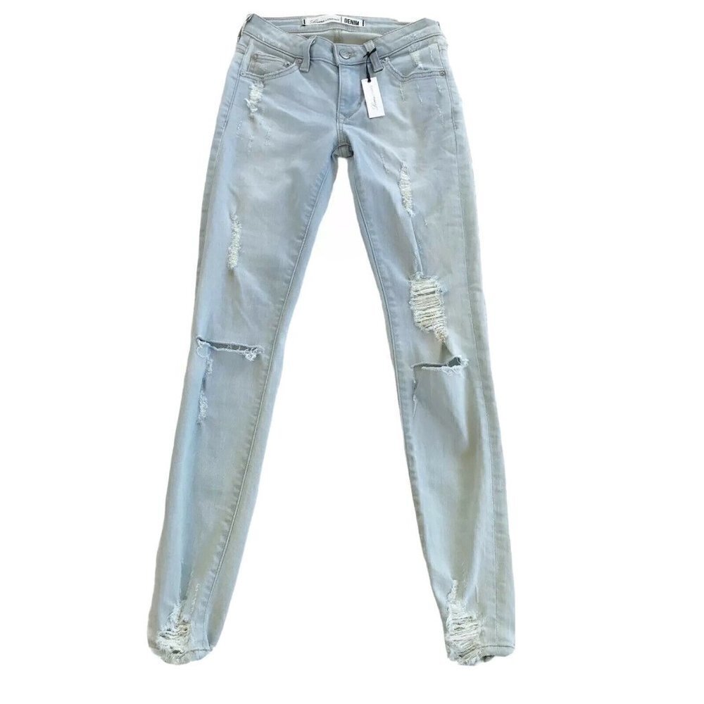 LOVERS + FRIENDS Ricky Solana Distressed Jeans NWT - Picture 2 of 11